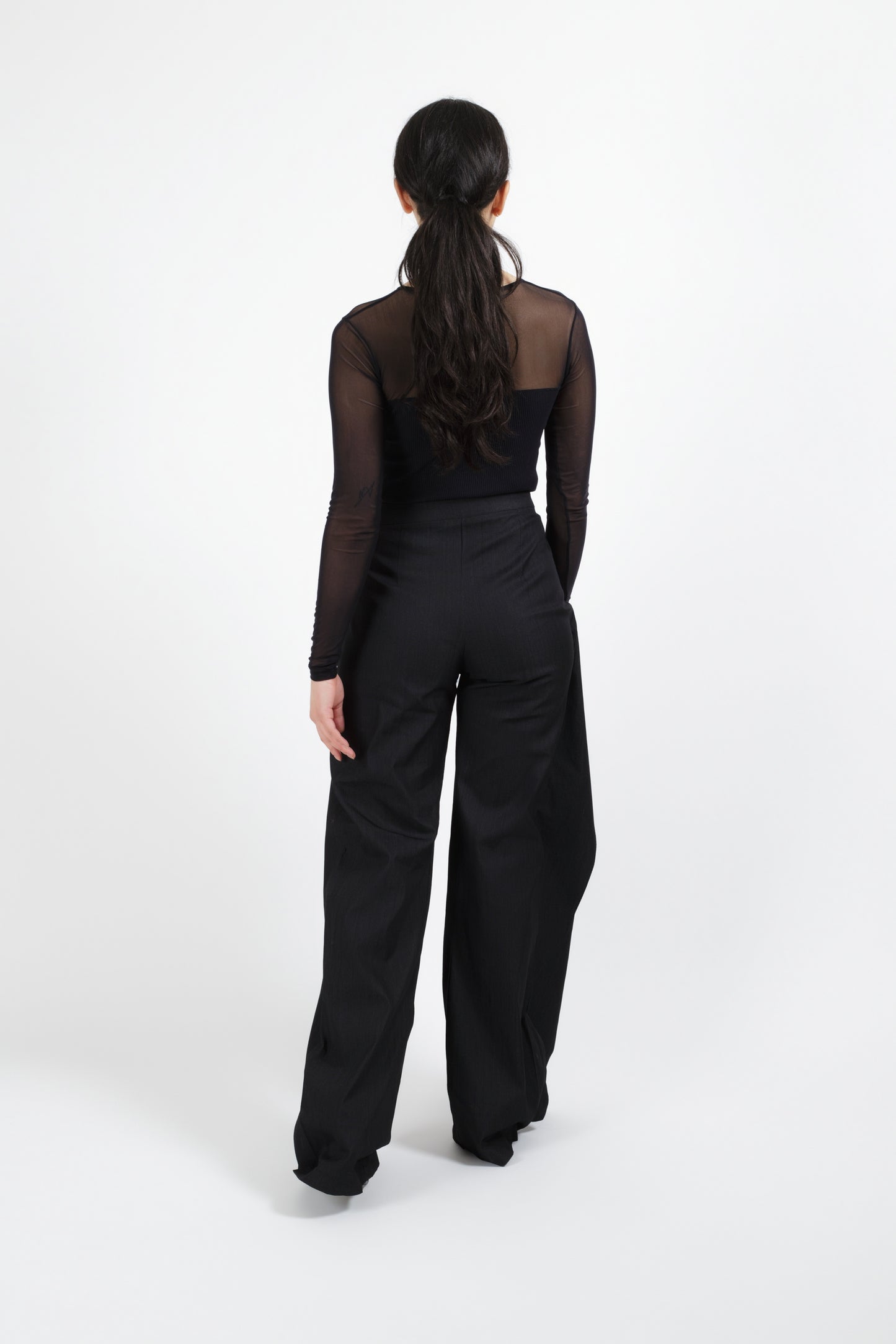 Asymmetrical trousers